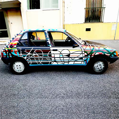 Aix-en-Provence Marseille istanbul peinture voiture art artiste abstrait painting artist